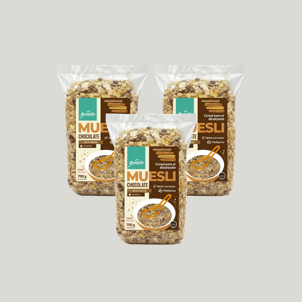 Pack 3 Muesli Chocolate 700 g