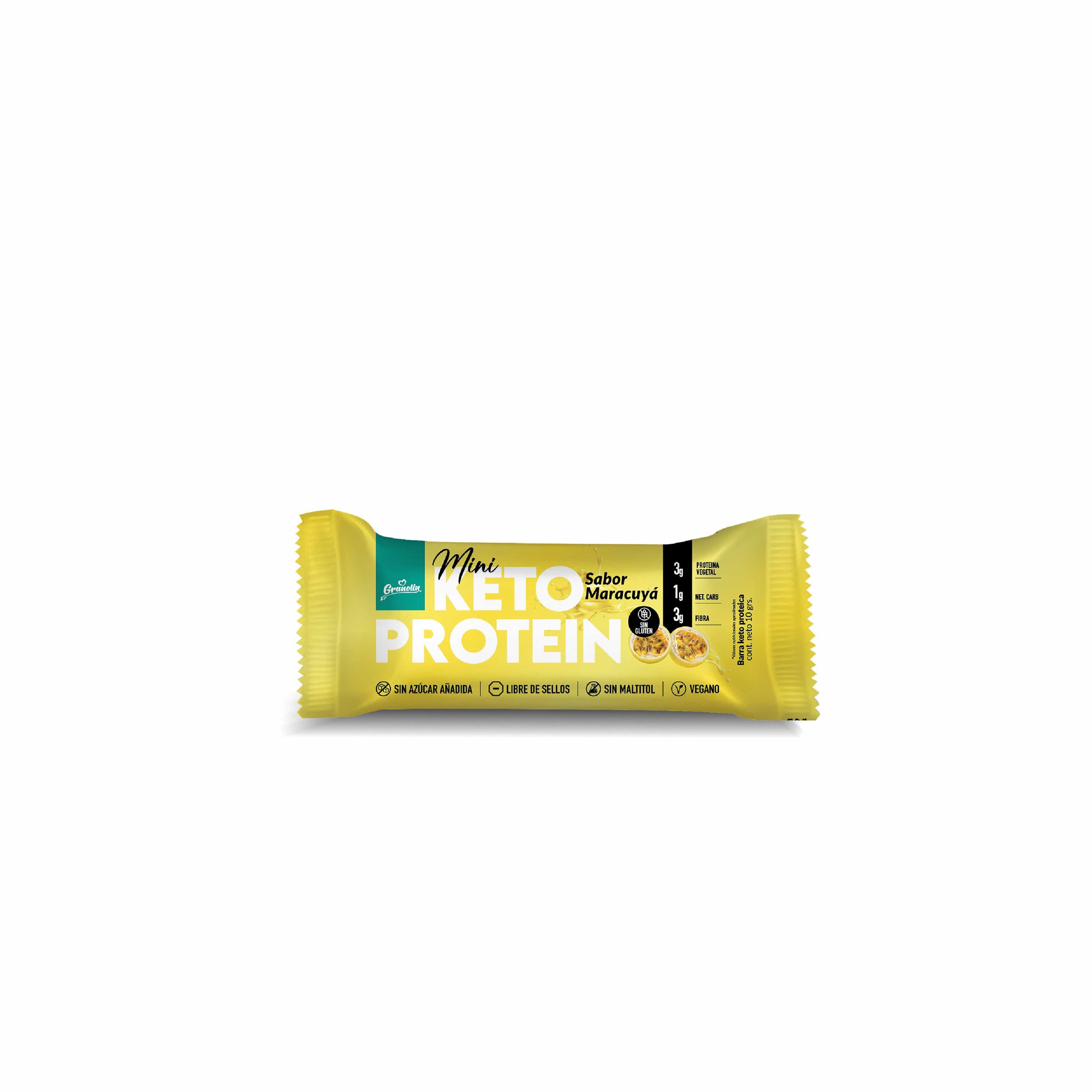 Mini Barritas Keto Protein Maracuyá | 20 und