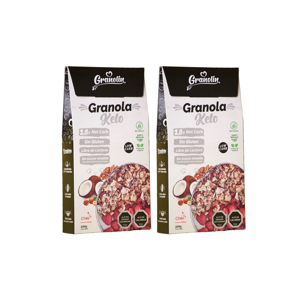 Pack 2 Granola Keto 220 g
