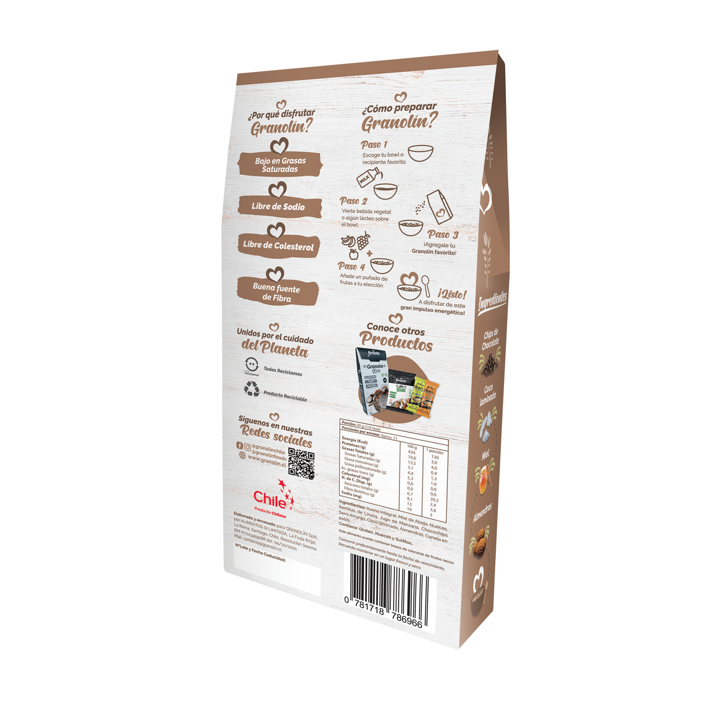 Granola Chocochips 320gr