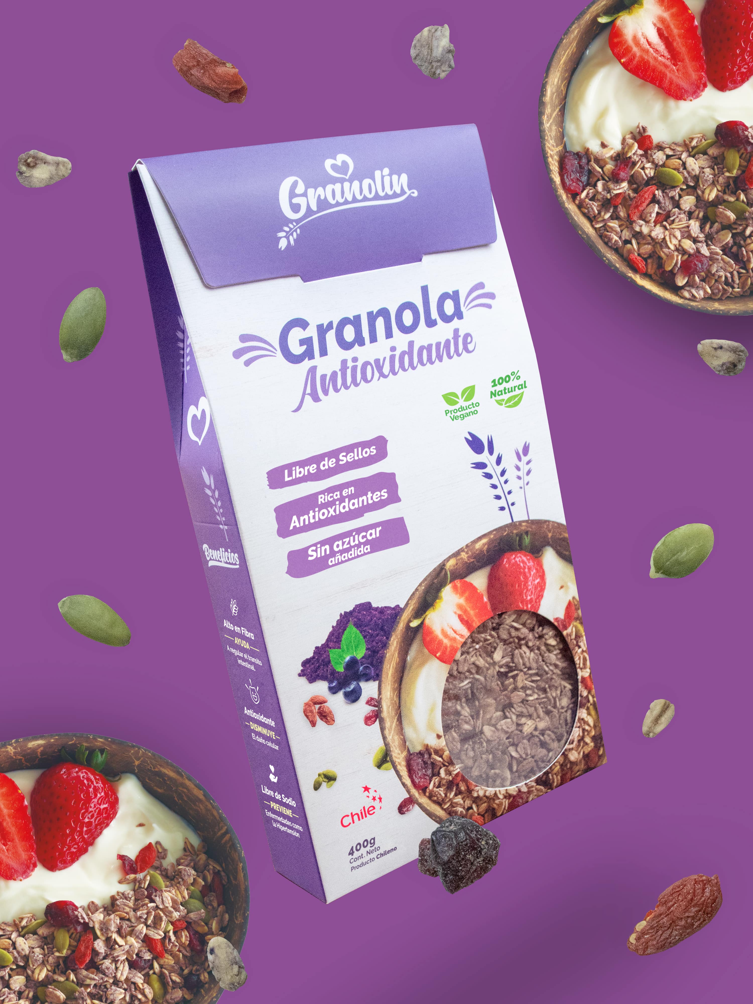 Granola Antioxidante 320gr