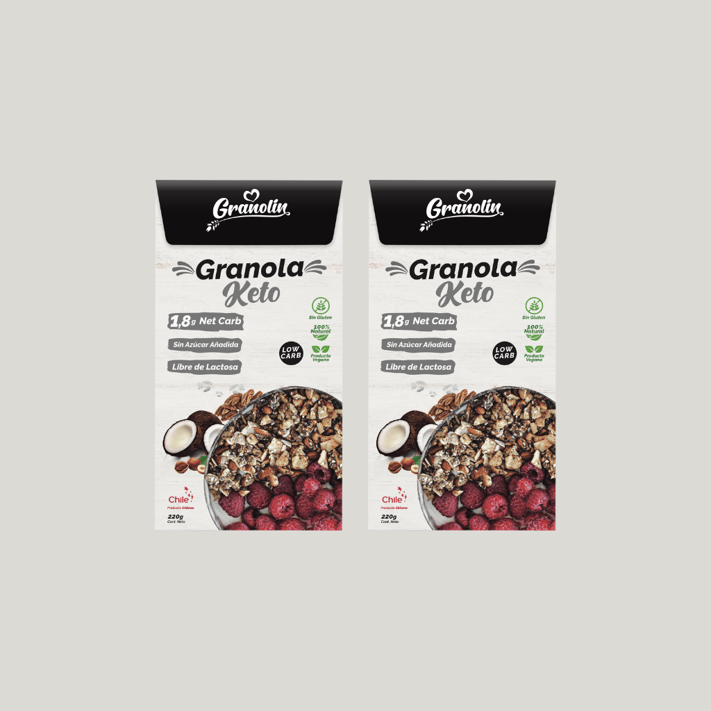 Pack 2 Granola Keto 220 g