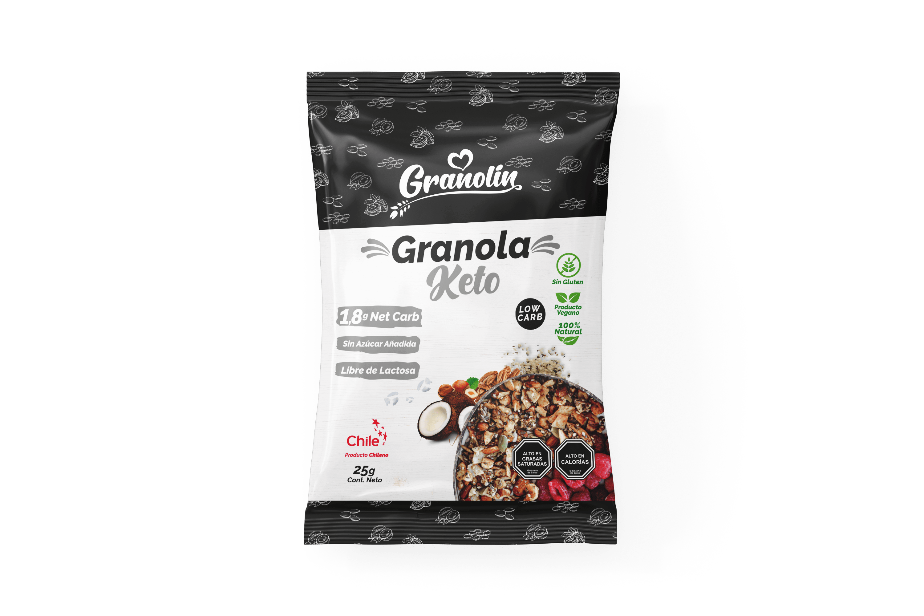 GRANOLA KETO 25g | 24unidades