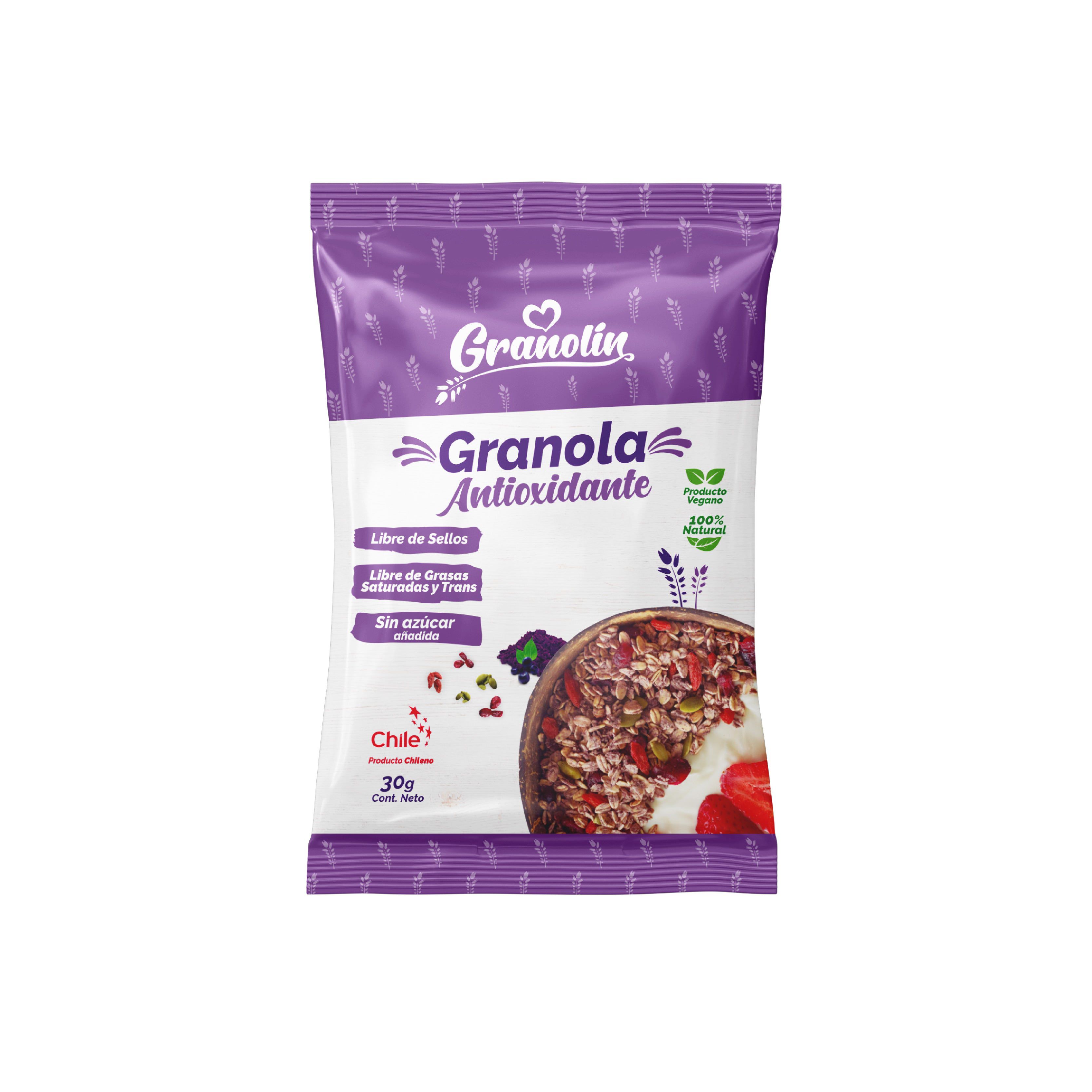 GRANOLA ANTIOXIDANTE 30g | 24unidades