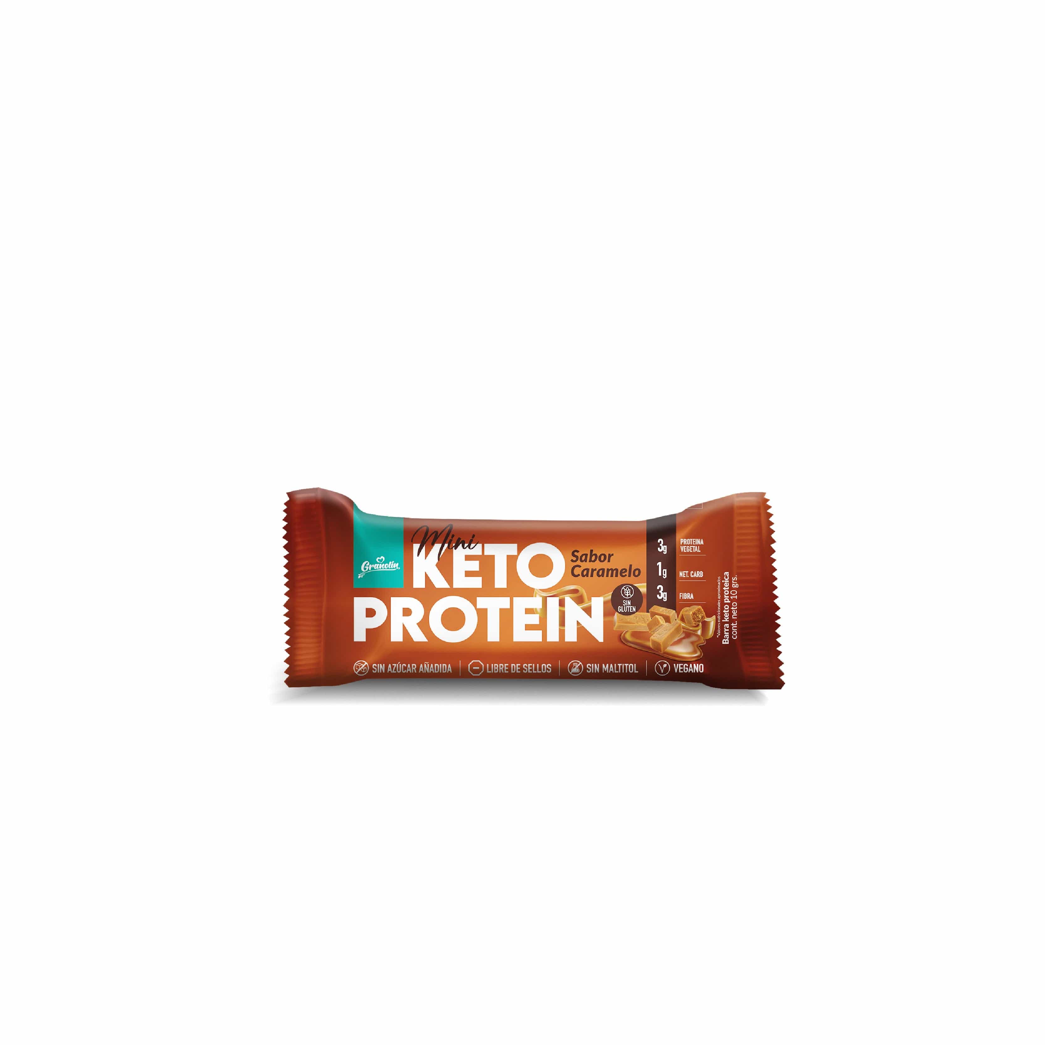 Mini Barritas Keto Protein Caramelo | 20 und