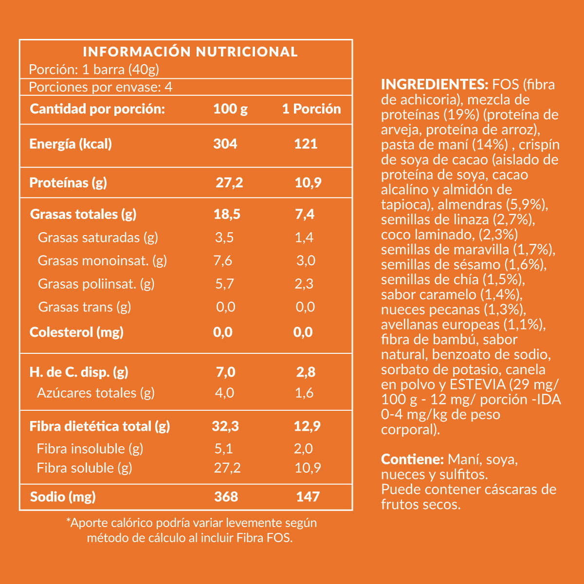 Pack Keto Protein 4 un | 16 Barritas Sabor Caramelo