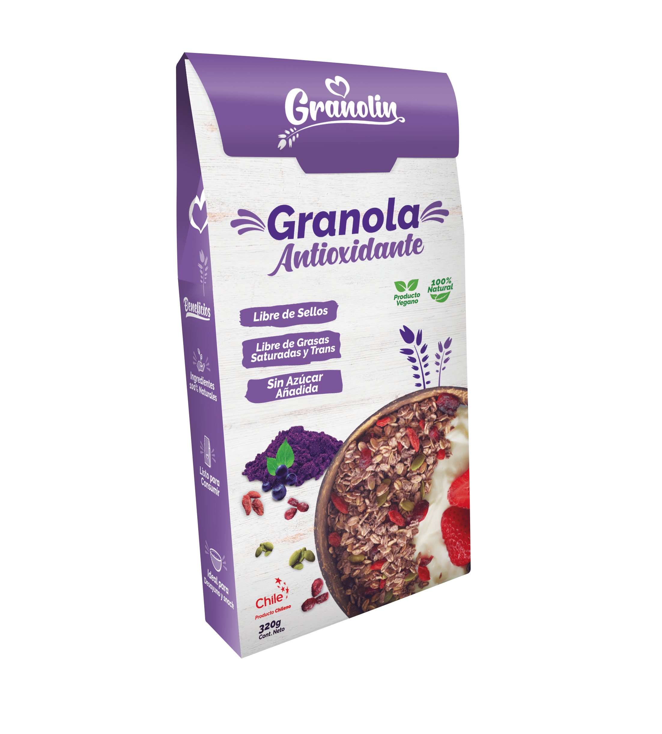 Granola Antioxidante 320gr